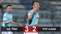 Kết quả Hà Tĩnh 3-2 PVF-CAND: Hà Tĩnh trụ lại ở V.League 